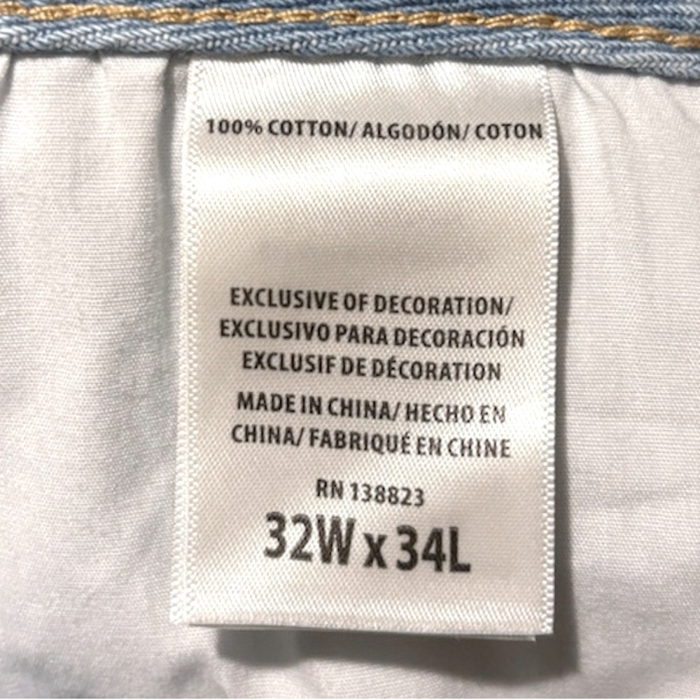 Shyanne Bell Bottom Jeans - Light and Dark Blue - Picture 16 of 16